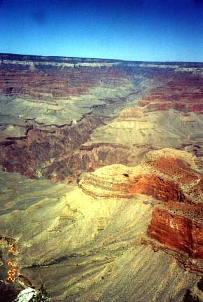 View of Bright Angel Canyon in Grand Canyon