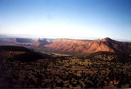 Castle Valley from the La Sal Mountains