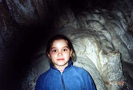 Munch exploring Lehman Cave