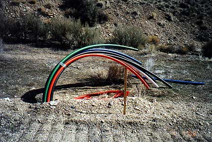 Fiber optic cable along Hwy 50