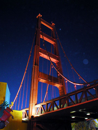 Illuminated Bridge Tower