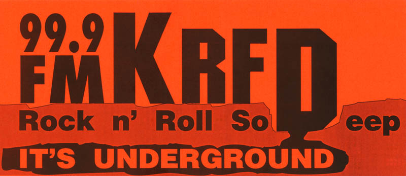 KRFD bumper sticker